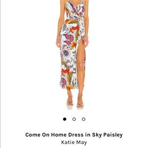 M size Katie May Sky Paisley dress worn once.